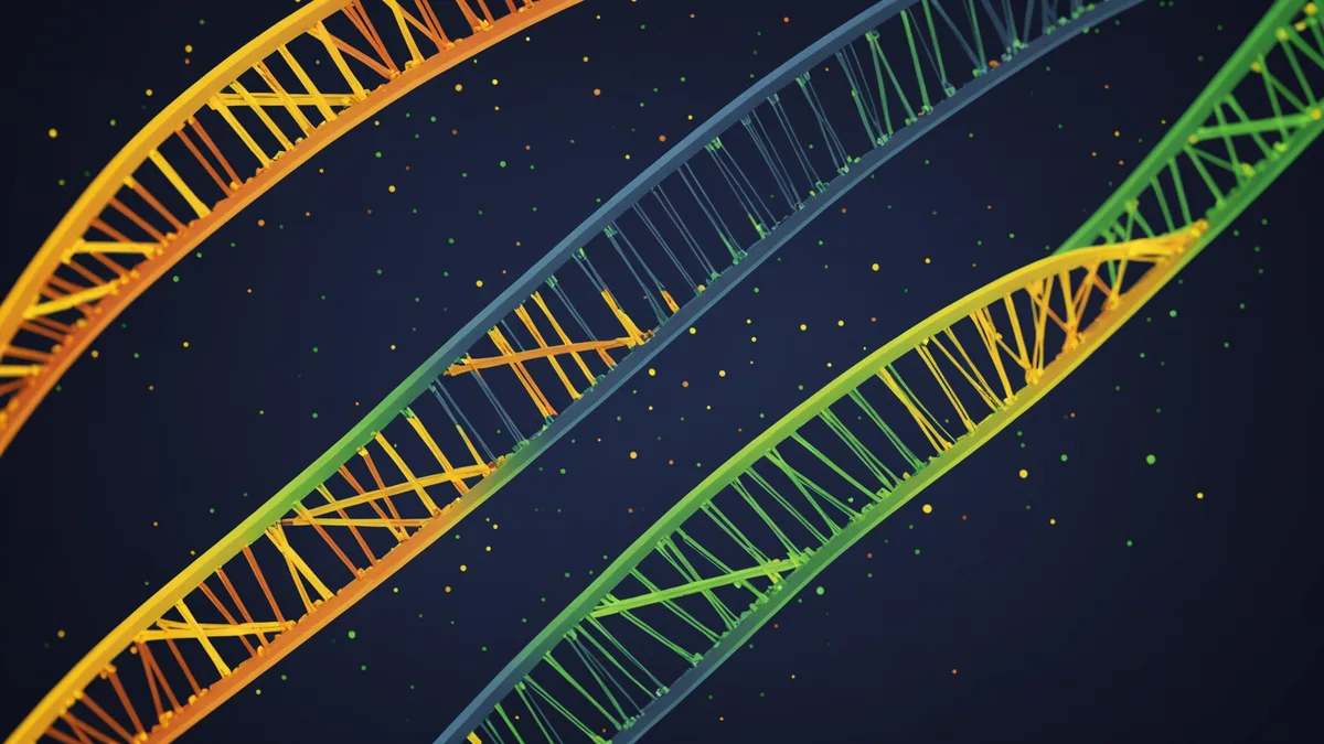 AI genomic screening visualization